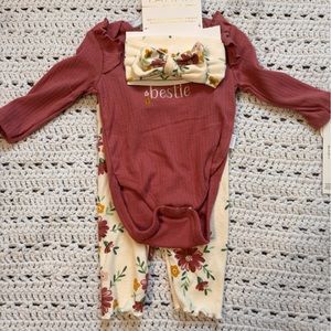 Baby girl matching set
